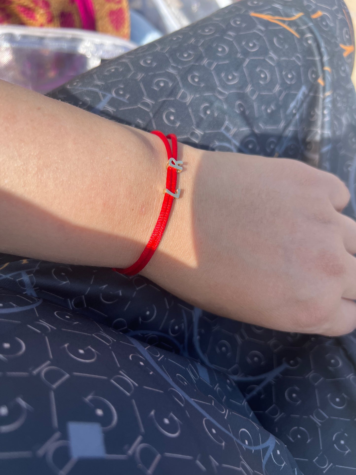 Initial bracelet met 1 letter
